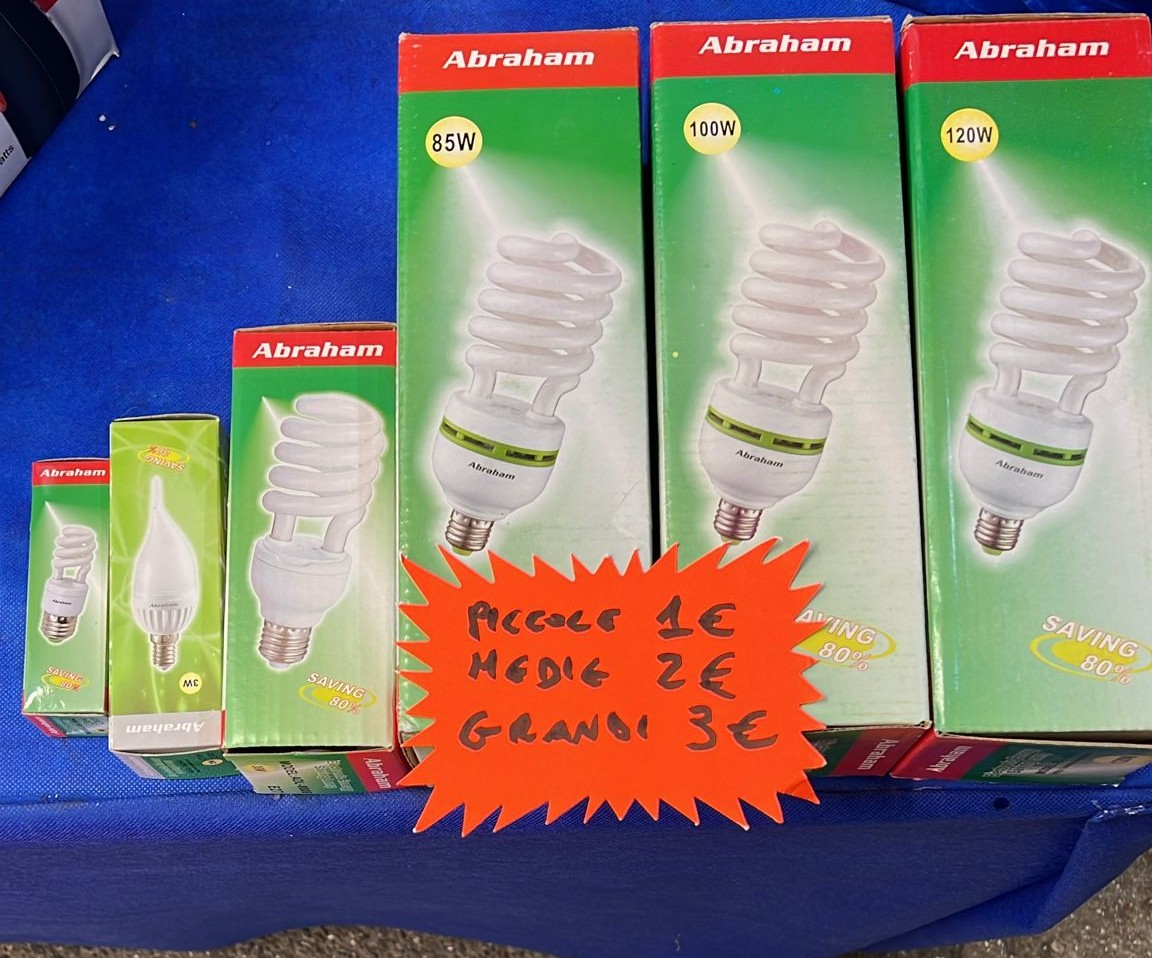 stock-lampadine-abraham-e27-“risparmio-energetico”-cfl-a-spirale-3w9w20w36w50w85w100w120w-nuove-in-scatola